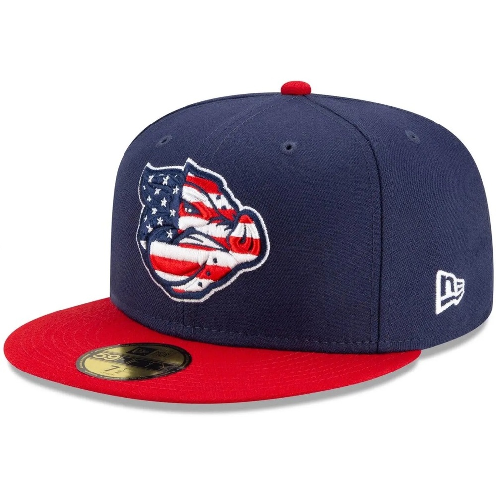 NEW Lehigh Valley IronPigs Theme Night  Era Navy/Red 59FIFTY Fitted 7